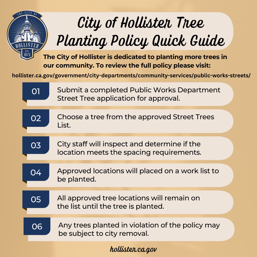 tree planting policy